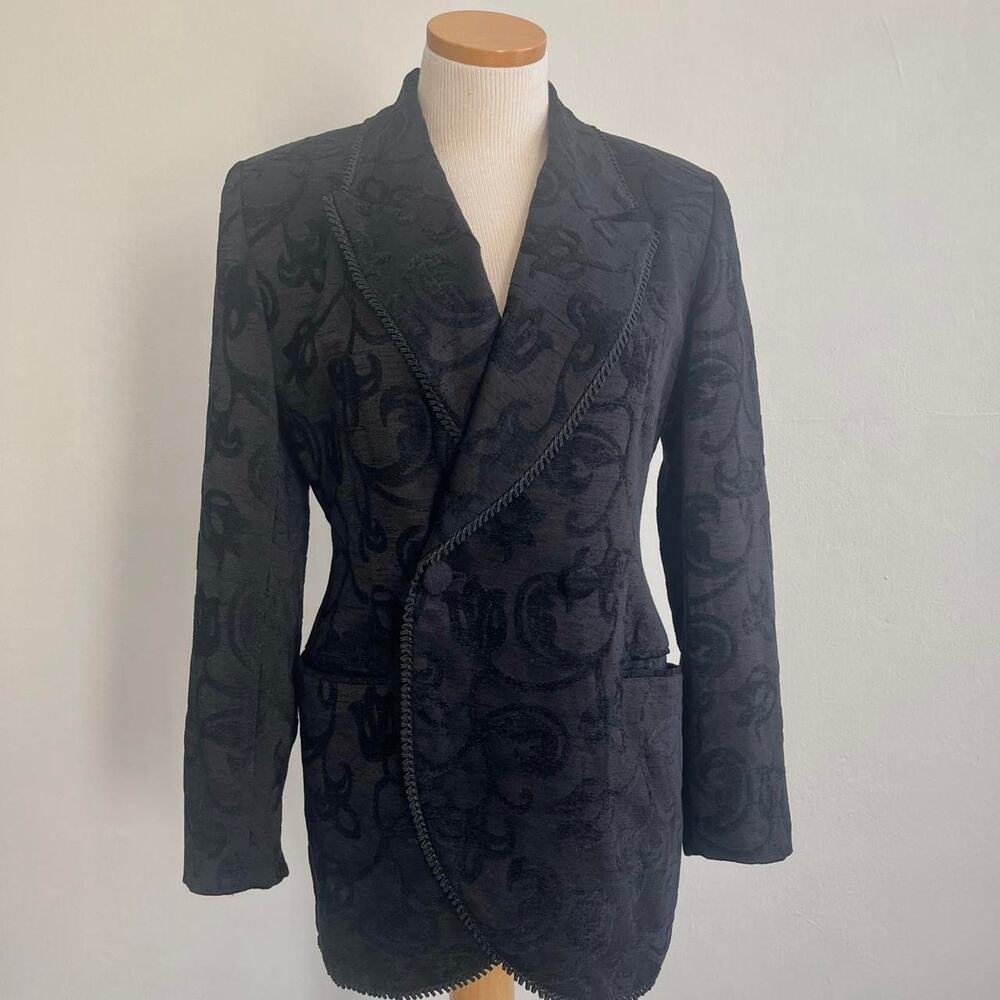 Vintage christian dior floral jacquard